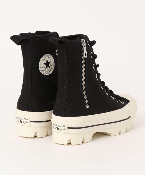 「CONVERSE」 ハイカットスニーカー 25.5cm ブラック レディース_画像4