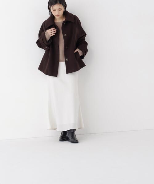 【専用出品】NATURAL BEAUTY BASIC ステンカラーハーフコート NATURAL BEAUTY BASIC（ナチュラルビューティーベーシック） ステン