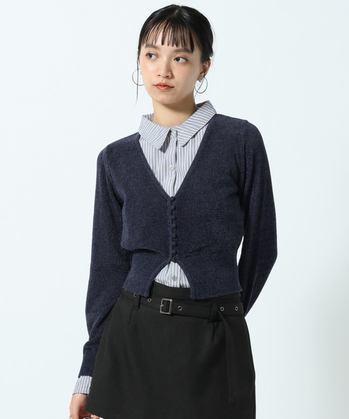 カーディガン シャツドッキングチビモールカーディガン レディース | PAGEBOY | 12