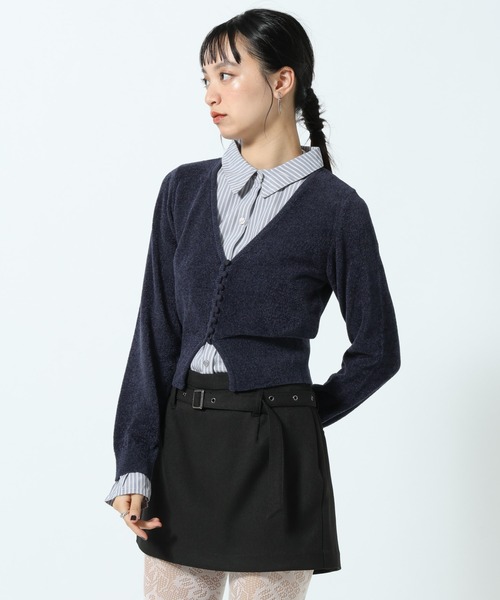 カーディガン シャツドッキングチビモールカーディガン レディース | PAGEBOY | 13