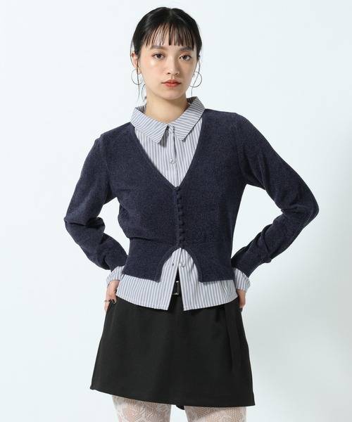 カーディガン シャツドッキングチビモールカーディガン レディース | PAGEBOY | 14
