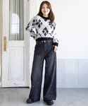 ジーンズ デニム デニムパンツ 「低身長対応/...の詳細画像1