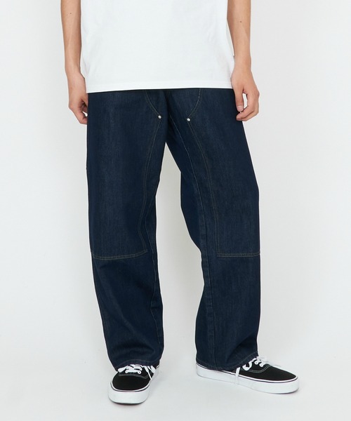 ディッキーズ 古着 ペインターパンツ ダブルニー デニム 3XL Dickies（ディッキーズ） ジーンズ ダブルニーワークペインターデニム