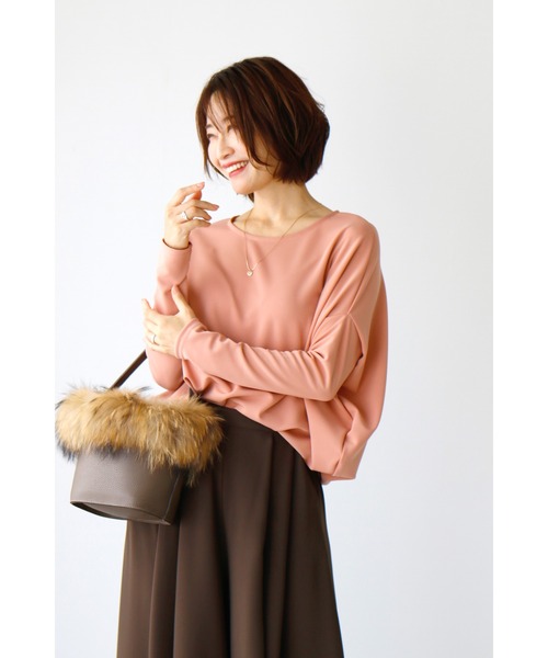 Ehre style tシャツ 究極の着痩せ 落ち感ドルマントップス長袖