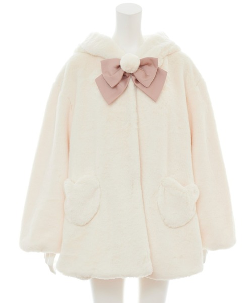Secret Honey アウター うさ耳ファーコート レディース : ZOZOTOWN