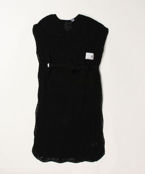 ベスト ジレ Crochet Knit Vest レディースの画像
