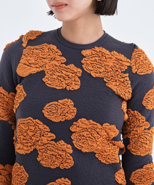 TOGA PULLA ワンピース 「TOGA/トーガ」Lame jacquard knit dress/ラメ  