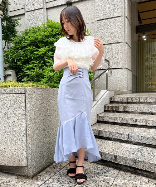Axes femme poetique ロングスカート axes femme POETIQUE スカート ダークロマンスロングスカート