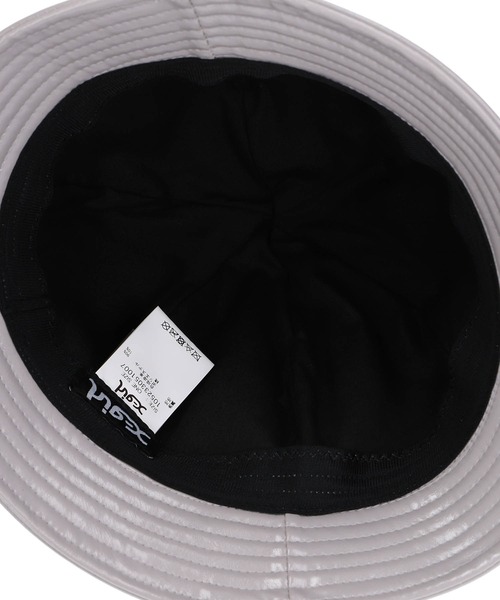 レザーハット X-girl 帽子 ハット FAUX LEATHER METRO HAT レディース メンズ