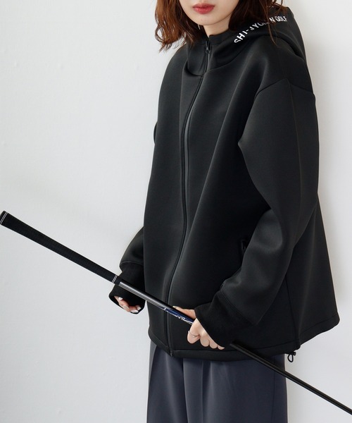 注目■mutaGOLF■人気 ゴルフウェア パッカブル ジップパーカー FUNALIVE パーカー Golf wear full zip hoodie / ゴルフウェア
