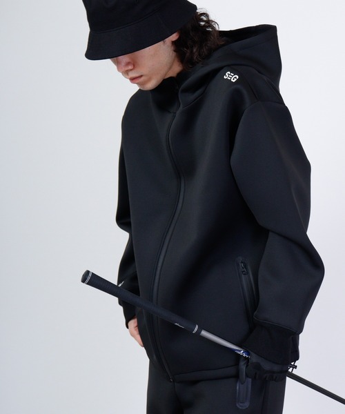 注目■mutaGOLF■人気 ゴルフウェア パッカブル ジップパーカー FUNALIVE パーカー Golf wear full zip hoodie / ゴルフウェア