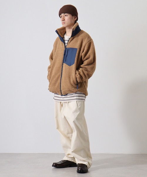 Jungle Storm（ジャングルストーム） ブルゾン アウター Sheep boa zip