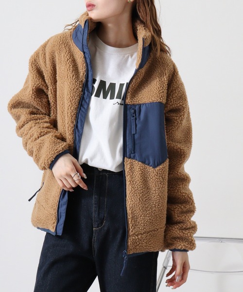 Jungle Storm（ジャングルストーム） ブルゾン アウター Sheep boa zip