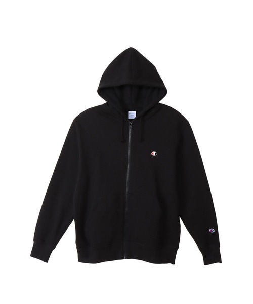 【即発】チャンピオン ジップフーディー ブラック パーカー - Men's