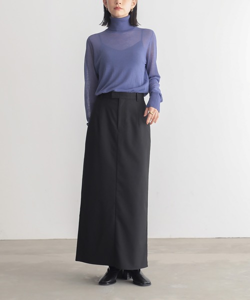 for/c（フォーシー） ニット セーター 「新色追加」ハイネックシアー