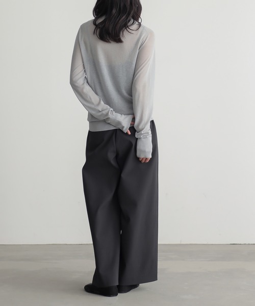 for/c（フォーシー） ニット セーター 「新色追加」ハイネックシアー