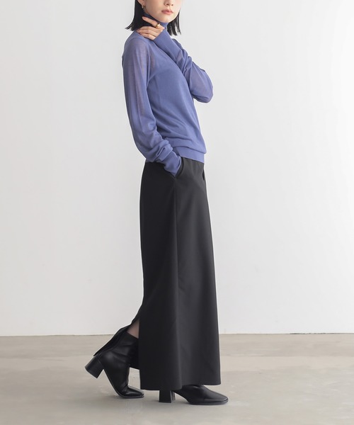 for/c（フォーシー） ニット セーター 「新色追加」ハイネックシアー