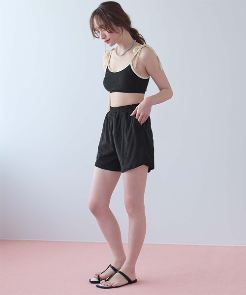 ラッシュガード パイル素材ショートパンツ レディース | SEA DRESS | 21