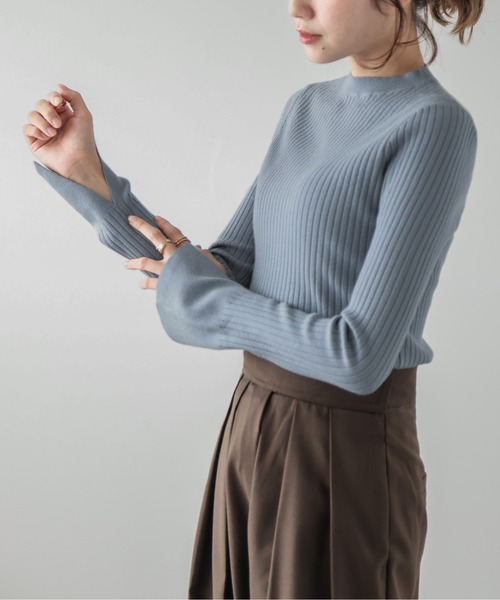 ニット スリット袖リブニット レディース : ZOZOTOWN Yahoo!店