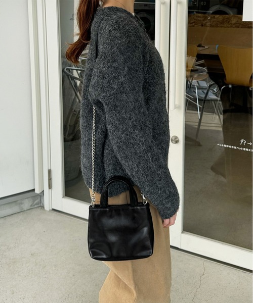 LE MORE ショルダーバッグ バッグ 2wayミニトートチェーンバッグ