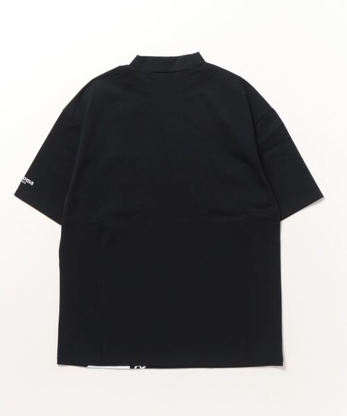 renoma 黒シャツ バックロゴモックネックシャツ　L renoma 黒シャツ バックロゴモックネックシャツ L - メルカリ