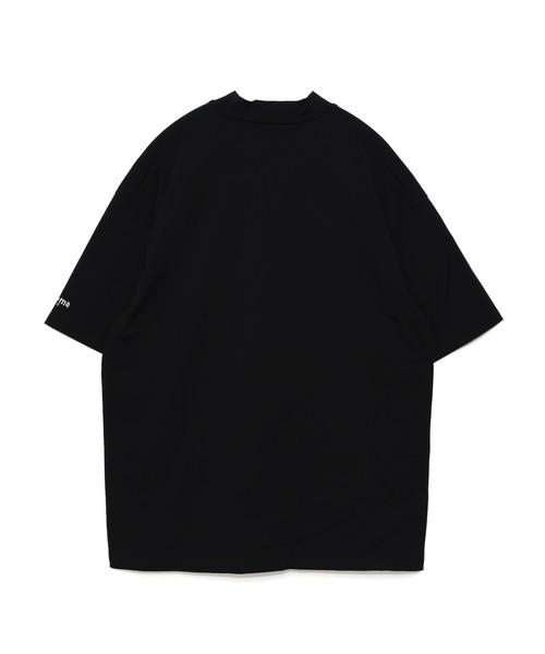 renoma PARIS - 新品【renoma】ロゴ　半袖　モックネック　プルオーバー ブラック　Ｍ 新品【renoma】ロゴ 半袖 モックネック プルオーバー ブラック
