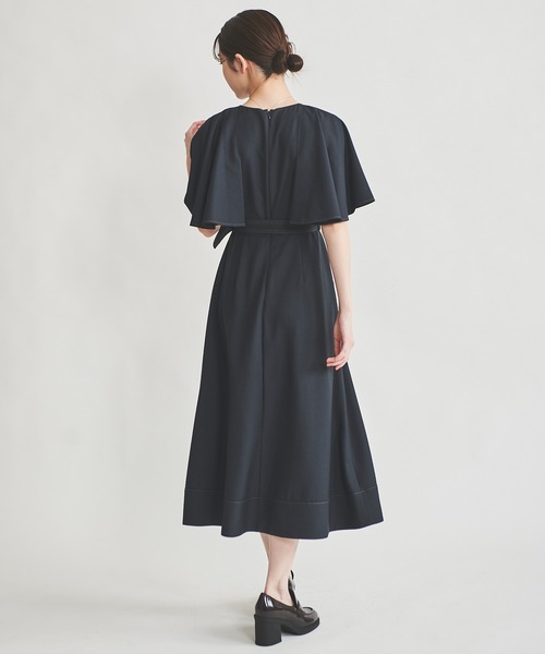 30thirty 1パーセント　ワンピース　リネン混　チャコールグレー　 M 31 Sons de mode ワンピース 麻調合繊ワンピース : ZOZOTOWN