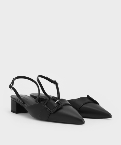 スティレットヒール スリングバックパンプス スティレットヒール スリングバックパンプス（パンプス