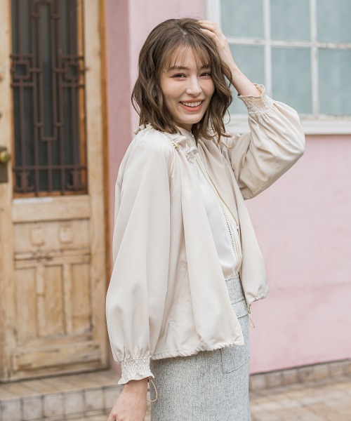 ジャケット・アウター cotty ketty（ケティ） ブルゾン アウター エアリーツイルブルゾン 「手洗い