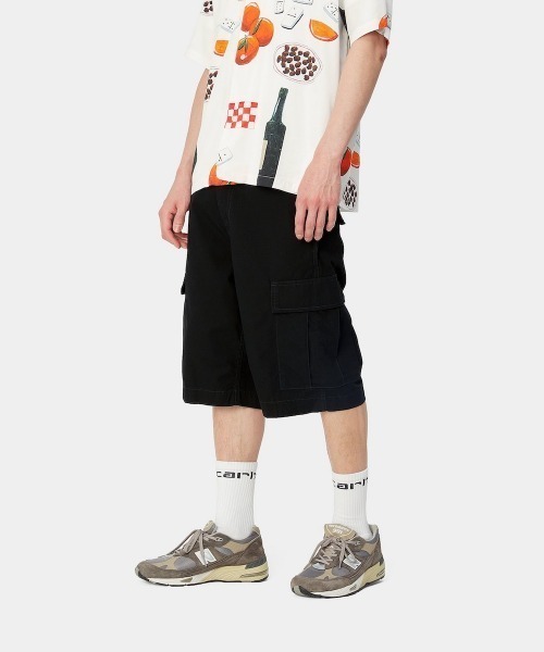 00s carhartt フェード ブラック バギー カーゴショーツ ワイドレグ Carhartt カーゴパンツ Carhartt/カーハート Rugged Flex Rigby