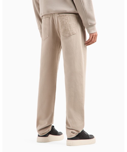 【限定モデル】極美品 アルマーニジーンズ コーデュロイデニムパンツ ロゴ 濃紺 ARMANI EXCHANGE ジーンズ 「A|X アルマーニ エクスチェンジ」オール