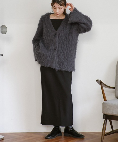 select MOCA（セレクトモカ） カーディガン ロングシャギー