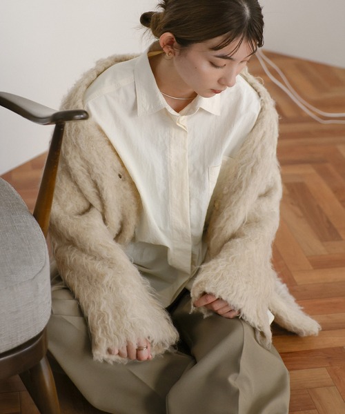 select MOCA（セレクトモカ） カーディガン ロングシャギー