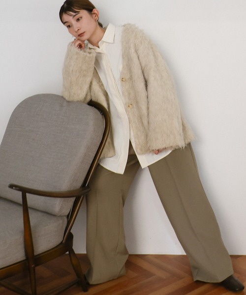 select MOCA（セレクトモカ） カーディガン ロングシャギー