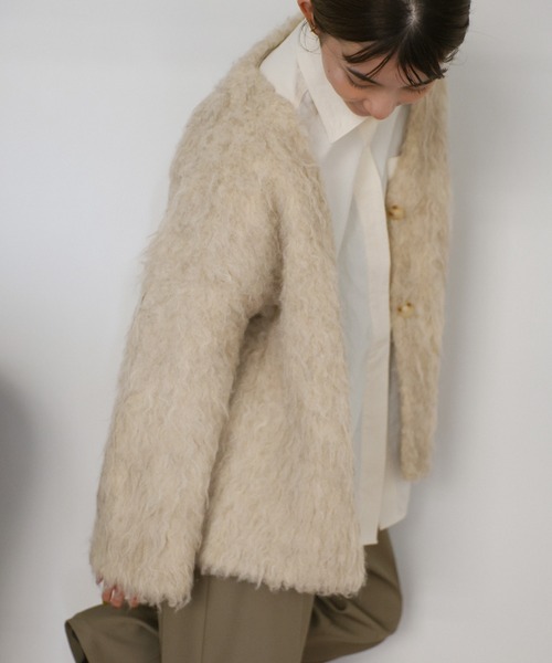 select MOCA（セレクトモカ） カーディガン ロングシャギー