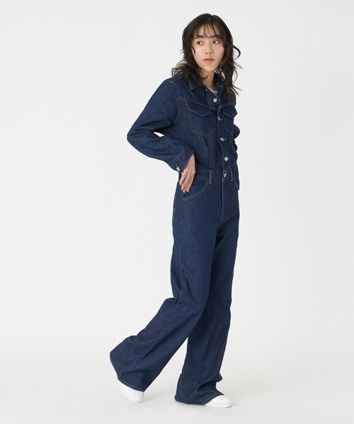 【美品】Levi's Red ダークブルー ジャンプスーツ S 美品】Levi´s Red ダークブルー ジャンプスーツ S