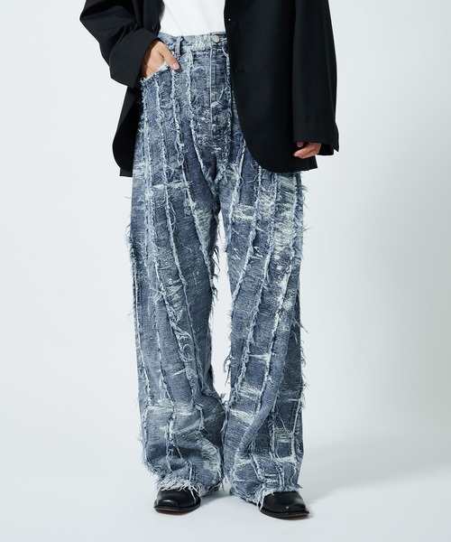 【TAAKK/ターク】DESIGN TROUSERS TAG（PORTER） ジーンズ 「TAAKK/ターク」DENIM PANTS メンズ