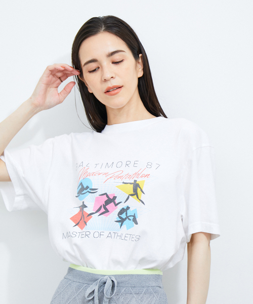 tシャツ 「GOOD ROCK SPEED」ORIGINAL Sports Print Tee レディース