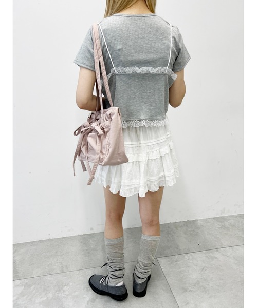 tシャツ レースキャミ付きトップス レディース ktops407.jpg