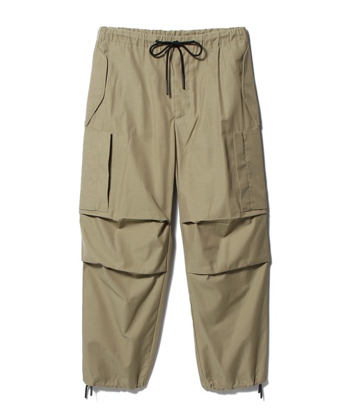 epnok カーゴパンツ 「EPNK」Snap button tuck cargo pants