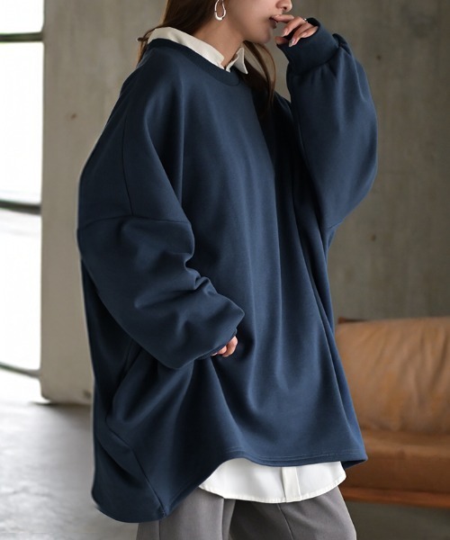 HUG.U（ハグユー） トレーナー スウェット ぽわん袖スウェット