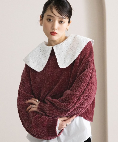 【新品未使用】レザレクション　ウール　ニット Laf…｜