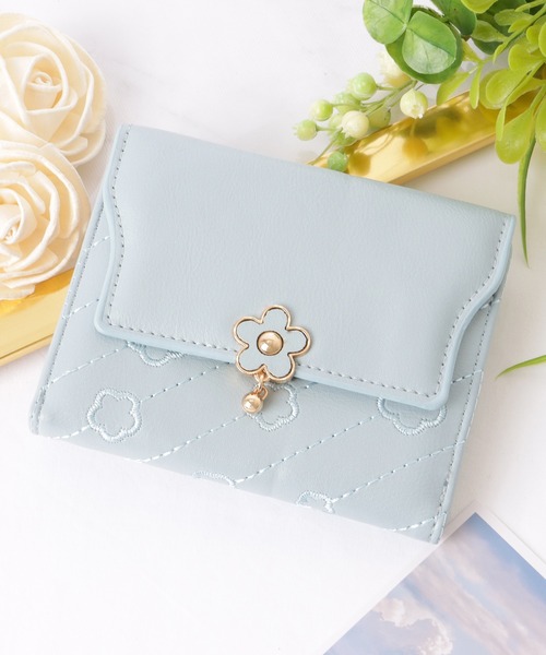 AIGNER】アイグナー 三つ折財布 ローズピンク レザー 美品