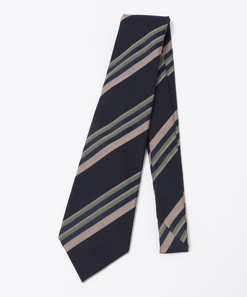 シップス（SHIPS）/Puccini: ヘリンボーン マルチ ストライプ ネクタイ SHIPS（シップス） ネクタイ Puccini: ヘリンボーン マルチ ストライプ