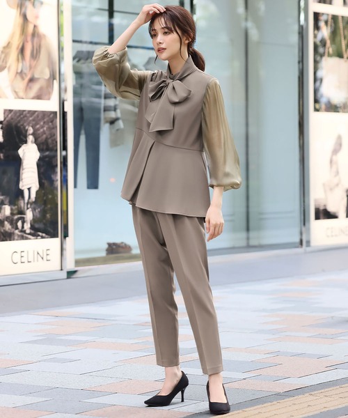 フロリア（Flolia）/結婚式 パンツドレス Flolia（フロリア） パンツドレス オケージョン セットアップ 結婚式