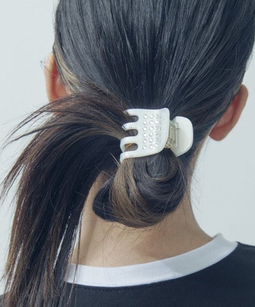 GOLDY（ゴールディ） ヘアクリップ 「GOLDY」ビジュー カラー バンス