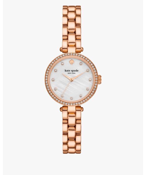 美品kate spade ホランド ゴールドトーン ステンレス スチールウォッチ ホランド ゴールドトーン ステンレス スチール ウォッチ | 時計