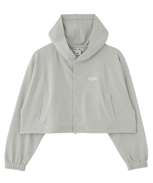 X-girl（エックスガール） パーカー ONE POINT STAR LOGO HOODED