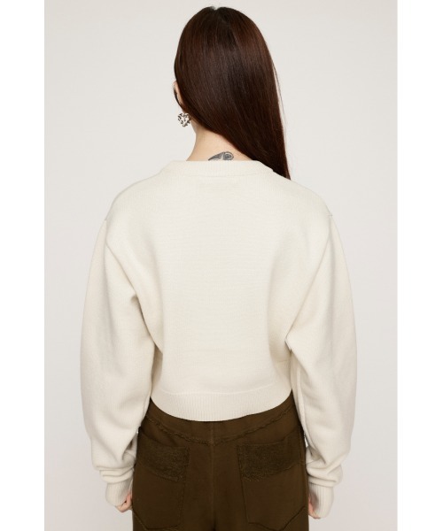 SLY ニット セーター MOTIF LOGO KNIT TOPS モチーフ ロゴ
