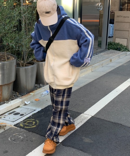 link lot ブルゾン アウター 「男女兼用」カラーブロック2ライン